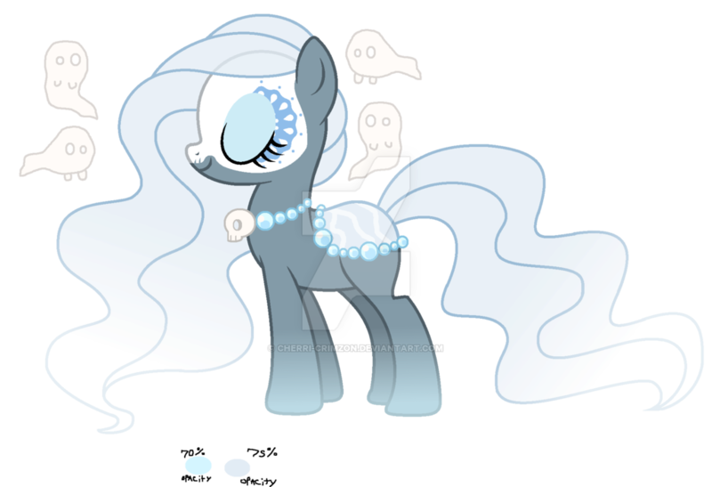 Size: 1024x700 | Tagged: safe, artist:cherri-crimzon, derpibooru import, oc, oc:haunted lake, ghost, original species, pond pony, pony, undead, deviantart watermark, female, mare, obtrusive watermark, simple background, solo, transparent background, watermark