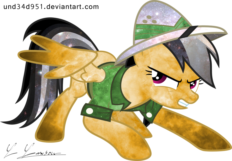 Size: 3000x2089 | Tagged: safe, artist:und34d951, derpibooru import, daring do, pony, solo, space