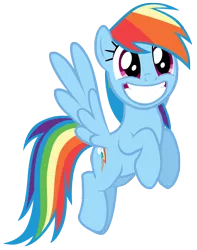 Size: 7000x8900 | Tagged: safe, artist:tardifice, derpibooru import, rainbow dash, pegasus, pony, grannies gone wild, absurd resolution, cute, dashabetes, female, flying, mare, simple background, smiling, solo, transparent background, vector