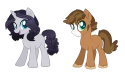 Size: 1676x965 | Tagged: safe, artist:spectrumnightyt, derpibooru import, oc, unofficial characters only, earth pony, pony, unicorn, base used, female, magical lesbian spawn, male, mare, offspring, parent:applejack, parent:octavia melody, parent:rarity, parent:troubleshoes clyde, parents:raritavia, parents:troublejack, stallion