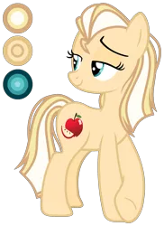 Size: 1399x1917 | Tagged: safe, artist:starling-sentry-yt, derpibooru import, oc, oc:apple crisp, unofficial characters only, earth pony, pony, base used, female, mare, offspring, parent:applejack, parent:caramel, parents:carajack, simple background, solo, transparent background