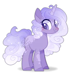 Size: 1169x1153 | Tagged: safe, artist:6-fingers-lover, derpibooru import, oc, unofficial characters only, pony, unicorn, female, magical lesbian spawn, mare, offspring, parent:princess luna, parent:starlight glimmer, parents:starluna, simple background, solo, transparent background