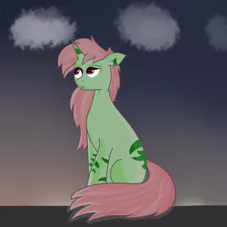 Size: 3000x3000 | Tagged: safe, artist:rain wing, derpibooru import, pony, abuse, cloud, crying, sad, solo