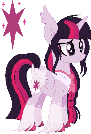 Size: 312x459 | Tagged: safe, artist:t-aroutachiikun, derpibooru import, twilight sparkle, twilight sparkle (alicorn), alicorn, pony, base used, simple background, solo, transparent background