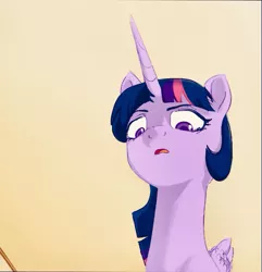 Size: 767x797 | Tagged: safe, artist:doxhun, derpibooru import, twilight sparkle, twilight sparkle (alicorn), ponified, alicorn, pony, alicorn wings, disgusted, displeased, horn, long horn, long neck, looking at you, meme, neon genesis evangelion, pathetic, ponified meme, solo, souryuu asuka langley, unamused