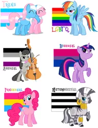 Size: 700x917 | Tagged: safe, derpibooru import, aloe, lotus blossom, octavia melody, pinkie pie, rainbow dash, twilight sparkle, zecora, earth pony, pegasus, pony, unicorn, zebra, asexual, asexual pride flag, bi twi, bilight sparkle, bisexual, bisexual pride flag, bisexuality, chart, female, gay, gay pride flag, gender headcanon, headcanon, heterosexual pride flag, heterosexuality, image, lesbian, lgbt, lgbt headcanon, lgbtq, meta, op accidentally started shit, pan pinkie pie, pansexual, pansexual pride flag, png, pride, pride flag, pride ponies, reuploaded, sexuality, sexuality headcanon, spa twins, straight, straight headcanon, straight pride flag, transgender, transgender pride flag, unicorn twilight