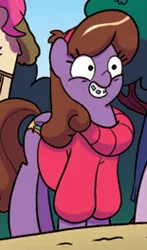 Size: 155x263 | Tagged: safe, artist:amy mebberson, derpibooru import, idw, maybelle, ponified, pony, spoiler:comic, spoiler:comic05, gravity falls, mabel pines