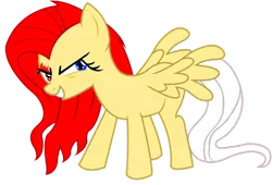 Size: 1024x697 | Tagged: source needed, safe, artist:sputnikmann, artist:theinvertedshadow, derpibooru import, fluttershy, pegasus, pony, elements of insanity, evil, evil grin, female, fluttershout, grin, image, mare, png, simple background, smiling, solo, transparent background, vector