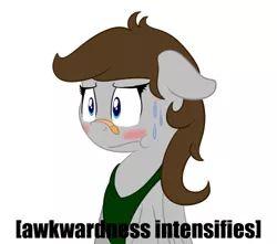 Size: 500x442 | Tagged: safe, artist:phoenixswift, derpibooru import, oc, oc:fuselight, pegasus, pony, ask fuselight, blushing, caption, floppy ears, image macro, male, solo, stallion, text