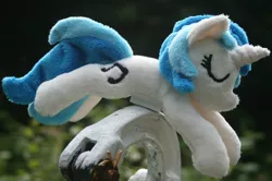 Size: 3036x2020 | Tagged: safe, artist:bastler, derpibooru import, vinyl scratch, pony, unicorn, female, irl, mare, photo, plushie, sleeping