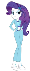 Size: 1000x2382 | Tagged: safe, artist:wubcakeva, derpibooru import, rarity, equestria girls, belly shirt, boots, clothes, commission, jacket, midriff, pants, shoes