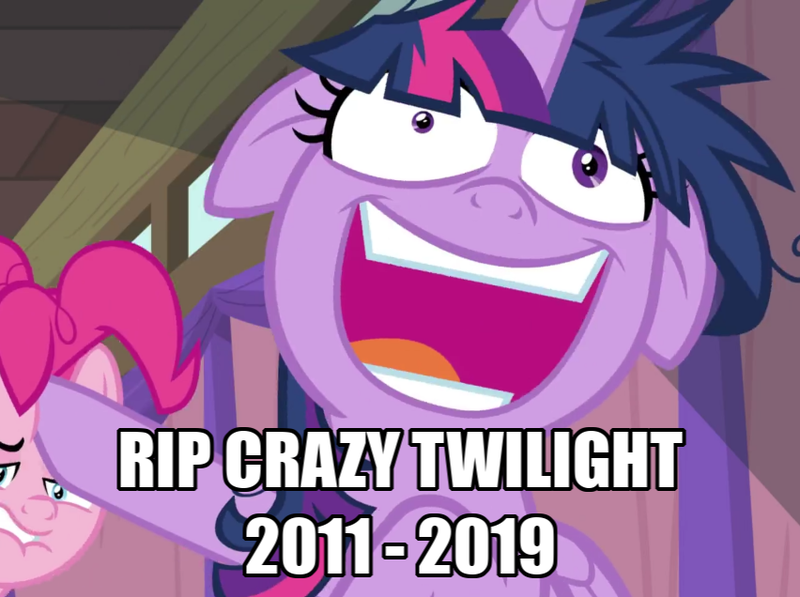 Size: 852x636 | Tagged: alicorn, a trivial pursuit, between dark and dawn, caption, crazy face, cropped, derpibooru import, duo, edit, edited screencap, faic, floppy ears, image macro, lesson zero, messy mane, pinkie pie, safe, screencap, solo focus, text, the summer sun setback, twilighting, twilight snapple, twilight sparkle, twilight sparkle (alicorn)