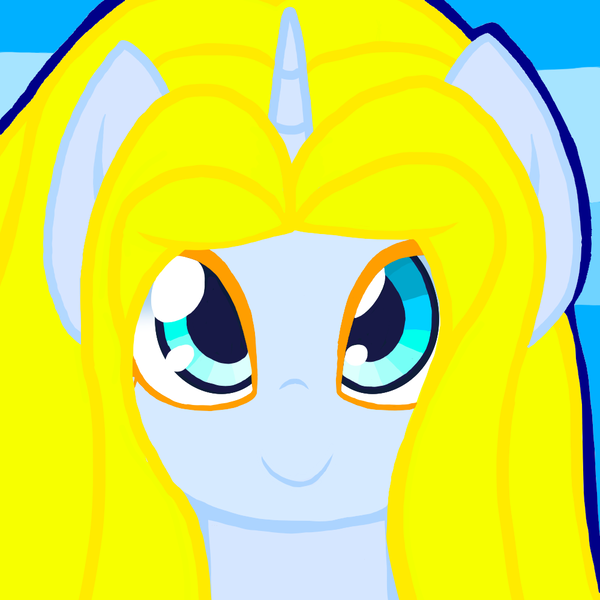 Size: 1000x1000 | Tagged: safe, artist:katya, derpibooru import, oc, oc:sparkle light, unofficial characters only, pony, bust, female, solo, trace