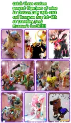 Size: 347x599 | Tagged: safe, artist:lightningsilver-mana, derpibooru import, alicorn, earth pony, human, pegasus, pony, sylveon, unicorn, bronycon, booette, bowsette, collectible, convention, craft, epona, epona's song, figurine, hand made, humanized, leather, link, mixed media, my hero academia, my little pony, paint, painting, photo, pokémon, princess zelda, sailor moon, sewing, super crown, the legend of zelda, the legend of zelda: link's awakening, the legend of zelda: ocarina of time, toy, trotcon