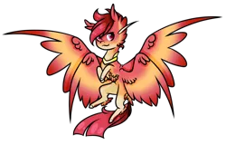 Size: 1024x654 | Tagged: artist:oneiria-fylakas, braham, chibi, derpibooru import, male, multiple wings, oc, oc:janus, original species, safe, seraph, simple background, solo, transparent background, unofficial characters only, wings