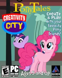 Size: 800x1000 | Tagged: safe, artist:ianpony98, derpibooru import, pinkie pie, twilight sparkle, pony, series:pony tales, hasbro interactive, pc game, veggietales