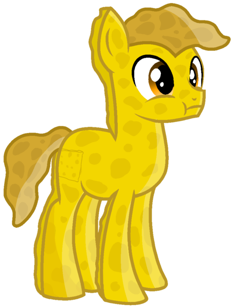 Size: 835x1096 | Tagged: safe, artist:rainbow eevee, derpibooru import, ponified, earth pony, object pony, original species, pony, battle for dream island, bfdi, chubby, chubby cheeks, male, scrunchy face, simple background, solo, sponge, spongy (bfdi), transparent background