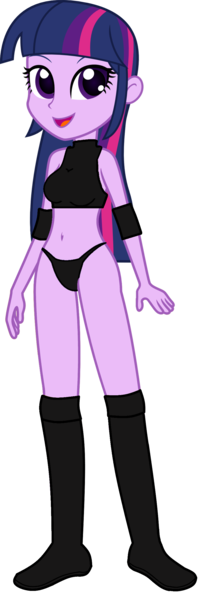 Size: 892x2500 | Tagged: safe, artist:marcusvanngriffin, artist:salemcat, derpibooru import, editor:marcuvan0, twilight sparkle, twilight sparkle (alicorn), alicorn, equestria girls, belly button, black bra, black underwear, boots, bra, clothes, elbow pads, female, knee pads, pose, shoes, simple background, solo, sports, transparent background, underwear, vector, wrestler, wrestling