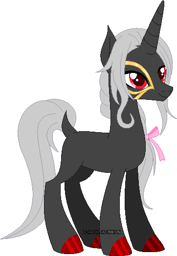 Size: 362x523 | Tagged: safe, artist:t-aroutachiikun, derpibooru import, ponified, pony, unicorn, base used, daihannya nagamitsu, male, simple background, solo, stallion, touken ranbu, transparent background