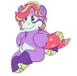 Size: 1053x1048 | Tagged: safe, artist:lightwolfheart, derpibooru import, oc, oc:lavender daydream, pegasus, pony, ambiguous gender, prone, simple background, solo, tail feathers, transparent background