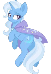 Size: 2048x3000 | Tagged: safe, artist:cinnamontee, derpibooru import, trixie, pony, unicorn, cute, diatrixes, female, looking back, mare, simple background, smiling, solo, transparent background