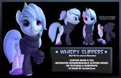 Size: 3305x2125 | Tagged: safe, artist:rexyseven, derpibooru import, oc, oc:whispy slippers, earth pony, pony, 3d, clothes, female, mare, slippers, solo, source filmmaker, sweater, turtleneck