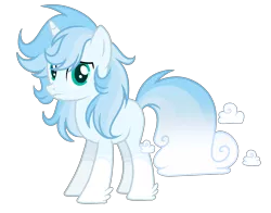 Size: 2400x1877 | Tagged: safe, artist:thesmall-artist, derpibooru import, oc, pony, unicorn, cloud tail, male, simple background, solo, stallion, transparent background