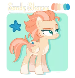 Size: 1280x1320 | Tagged: safe, artist:holidaye, derpibooru import, oc, oc:sandy shores, pegasus, pony, female, mare, solo