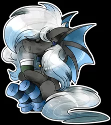 Size: 1063x1200 | Tagged: safe, artist:jxst-starly, derpibooru import, oc, oc:moonlight melody, bat pony, pony, bat pony oc, bat wings, clothes, coffee, cute, ear piercing, earring, jewelry, piercing, socks, solo, wings