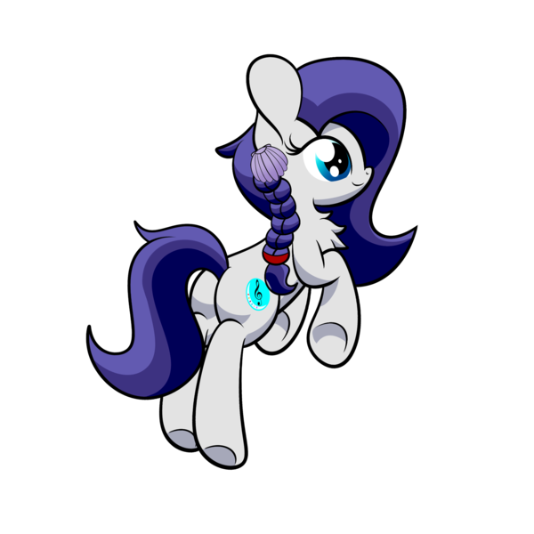 Size: 2000x2000 | Tagged: safe, artist:kimjoman, derpibooru import, oc, oc:azure harmony, earth pony, pony, braid, hair ornament, seashell, simple background, solo, transparent background