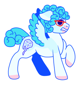 Size: 280x300 | Tagged: safe, artist:guidomista, artist:miiistaaa, artist:nijimillions, derpibooru import, ponified, pegasus, pony, accessories, accessory, angry, anime, blue, colored wings, cube, curls, curly, curly hair, curly mane, curly tail, ghiaccio, glasses, gritted teeth, hooves, ice, ice cube, jjba, jojo, jojo's bizarre adventure, male, markings, multicolored wings, one hoof raised, short hair, short mane, short tail, simple background, solo, stallion, standing, teeth grinding, transparent background, two toned wings, vento aureo, wings