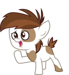Size: 518x564 | Tagged: safe, artist:cloudyglow, derpibooru import, pipsqueak, earth pony, pony, colt, cute, foal, male, simple background, smiling, solo, squeakabetes, transparent background, vector