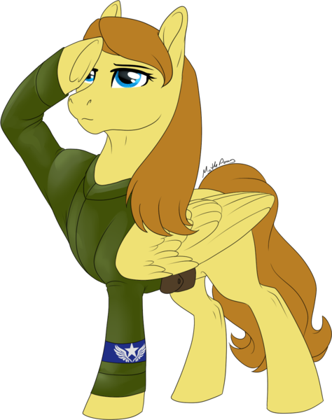 Size: 1011x1280 | Tagged: safe, artist:mythpony, derpibooru import, oc, oc:sketchy rivet, pegasus, pony, clothes, female, mare, simple background, solo, transparent background