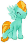 Size: 108x167 | Tagged: safe, artist:pugleg2004, derpibooru import, edit, edited screencap, screencap, lightning dust, pegasus, pony, background removed, cute, dustabetes, female, gameloft, happy, mare, not a vector, picture for breezies, simple background, solo, transparent background