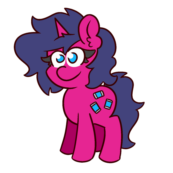 Size: 1200x1200 | Tagged: safe, artist:threetwotwo32232, derpibooru import, oc, oc:fizzy pop, unofficial characters only, pony, unicorn, female, mare, no pupils, simple background, solo, transparent background