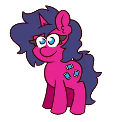 Size: 1200x1200 | Tagged: safe, artist:threetwotwo32232, derpibooru import, oc, oc:fizzy pop, unofficial characters only, pony, unicorn, female, mare, no pupils, simple background, solo, transparent background