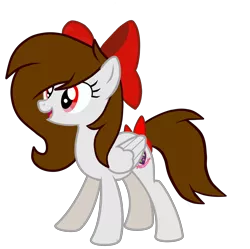 Size: 3200x3182 | Tagged: safe, artist:vice common, derpibooru import, edit, vector edit, oc, oc:whisper hope, pegasus, pony, alternative cutie mark, bow, female, mare, red eyes, simple background, tail bow, tail wrap, transparent background, vector
