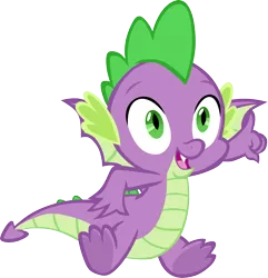 Size: 3275x3392 | Tagged: alternate version, artist:memnoch, claws, derpibooru import, dragon, male, safe, simple background, solo, spike, spread toes, sweet and smoky, toes, transparent background, vector, winged spike