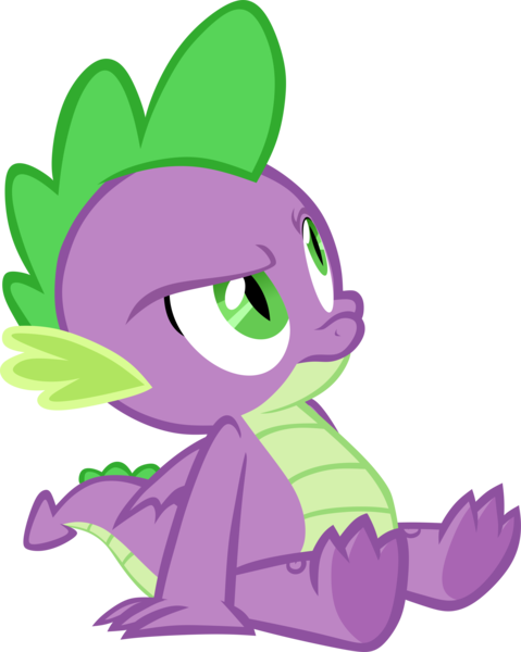 Size: 2905x3641 | Tagged: artist:memnoch, claws, derpibooru import, dragon, safe, simple background, sitting, solo, spike, spread toes, sweet and smoky, toes, transparent background, unamused, underfoot, vector, winged spike