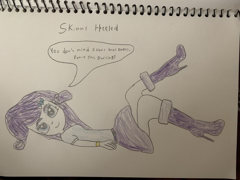 Size: 4032x3024 | Tagged: safe, artist:rohanartlife, derpibooru import, rarity, equestria girls, adorasexy, bedroom eyes, blue eyes, boots, clothes, cute, female, high heel boots, high heels, legs, legs in air, looking at you, lying down, sexy, shoes, solo, traditional art