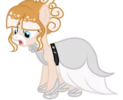 Size: 992x805 | Tagged: safe, artist:applerougi, derpibooru import, oc, oc:sweet pancakes, earth pony, pony, clothes, dress, female, gala dress, mare, simple background, solo, transparent background