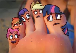 Size: 800x560 | Tagged: applejack, artist:facelesssoles, derpibooru import, feet, fetish, foot fetish, human, irl, irl human, photo, pinkie pie, pun, rainbow dash, rarity, suggestive, twilight sparkle, wat