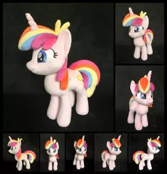 Size: 4271x4459 | Tagged: safe, artist:fireflytwinkletoes, derpibooru import, oc, oc:sparkler shine, pony, unicorn, absurd resolution, female, irl, mare, photo, plushie, solo