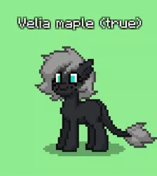 Size: 586x655 | Tagged: safe, derpibooru import, oc, oc:velia maple, changeling, pony, pony town