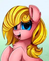 Size: 1424x1764 | Tagged: safe, artist:pridark, derpibooru import, oc, unofficial characters only, pony, bust, commission, female, happy, mare, open mouth, portrait, smiling, solo