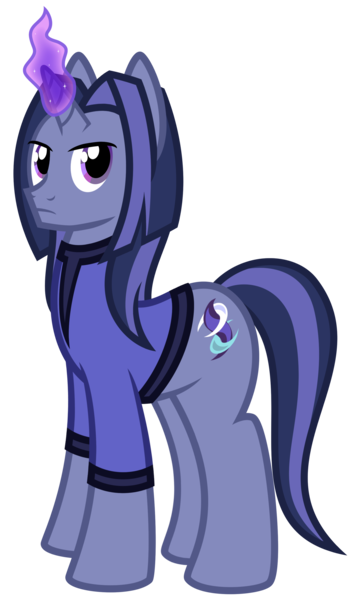 Size: 1800x3000 | Tagged: safe, artist:cyril_deroach, derpibooru import, oc, oc:dream writer, unicorn, clothes, cutie mark, magic, male, shirt, show accurate, simple background, solo, stallion, transparent background