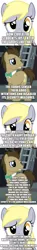 Size: 500x3404 | Tagged: safe, derpibooru import, edit, edited screencap, editor:lord you know who, screencap, derpy hooves, doctor whooves, time turner, pony, comic:the epilogue, a horse shoe-in, comic, doctor who, fanfic art, implied grogar, implied trixie, men in black, screencap comic, the doctor