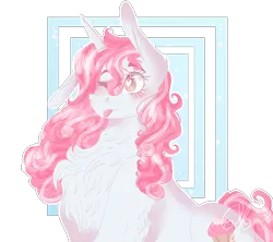 Size: 4500x4000 | Tagged: safe, artist:6-fingers-lover, derpibooru import, oc, oc:cupcake, pony, unicorn, absurd resolution, bust, chest fluff, female, mare, one eye closed, portrait, solo, tongue out, wink