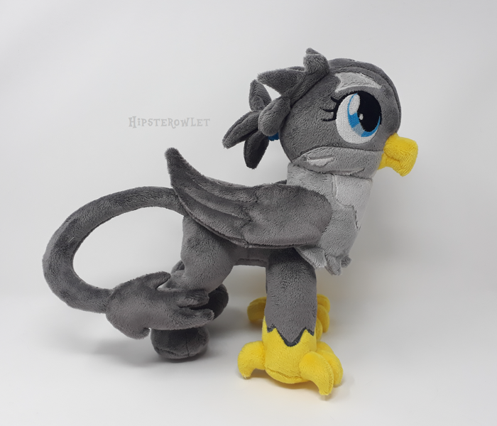 Size: 1500x1285 | Tagged: safe, artist:hipsterowlet, derpibooru import, gabby, gryphon, irl, photo, plushie, solo