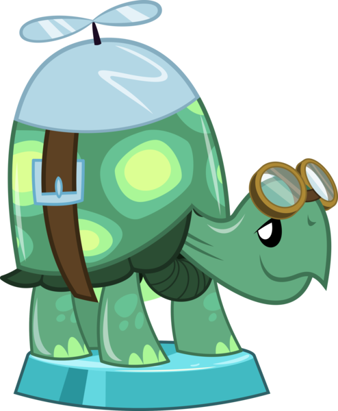 Size: 2723x3307 | Tagged: artist:phucknuckl, cute, derpibooru import, goggles, high res, my little pocket ponies, part of a series, part of a set, pocket ponies, propeller, safe, simple background, smiling, solo, tank, tankabetes, tortoise, transparent background